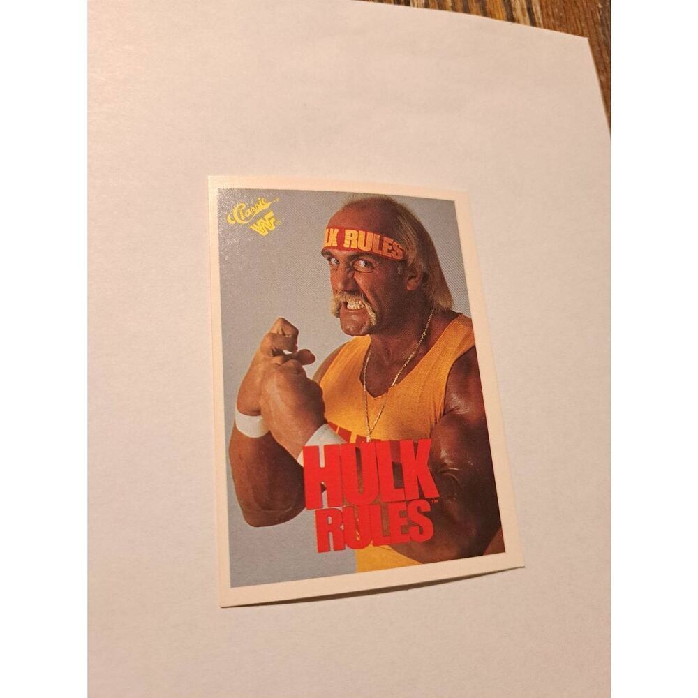 1989 WWF Hulk Hogan Rules Trading Card #57 Titan Sports Game Time Vintage